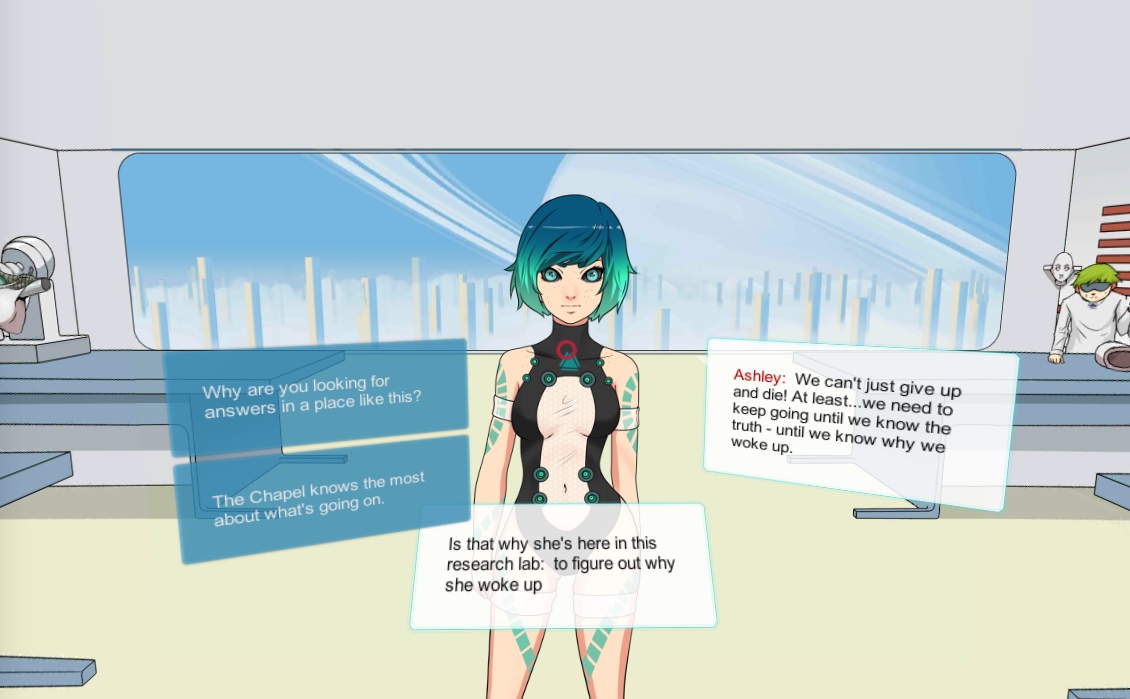 Angels & Demigods - SciFi VR Visual Novel screenshot 3