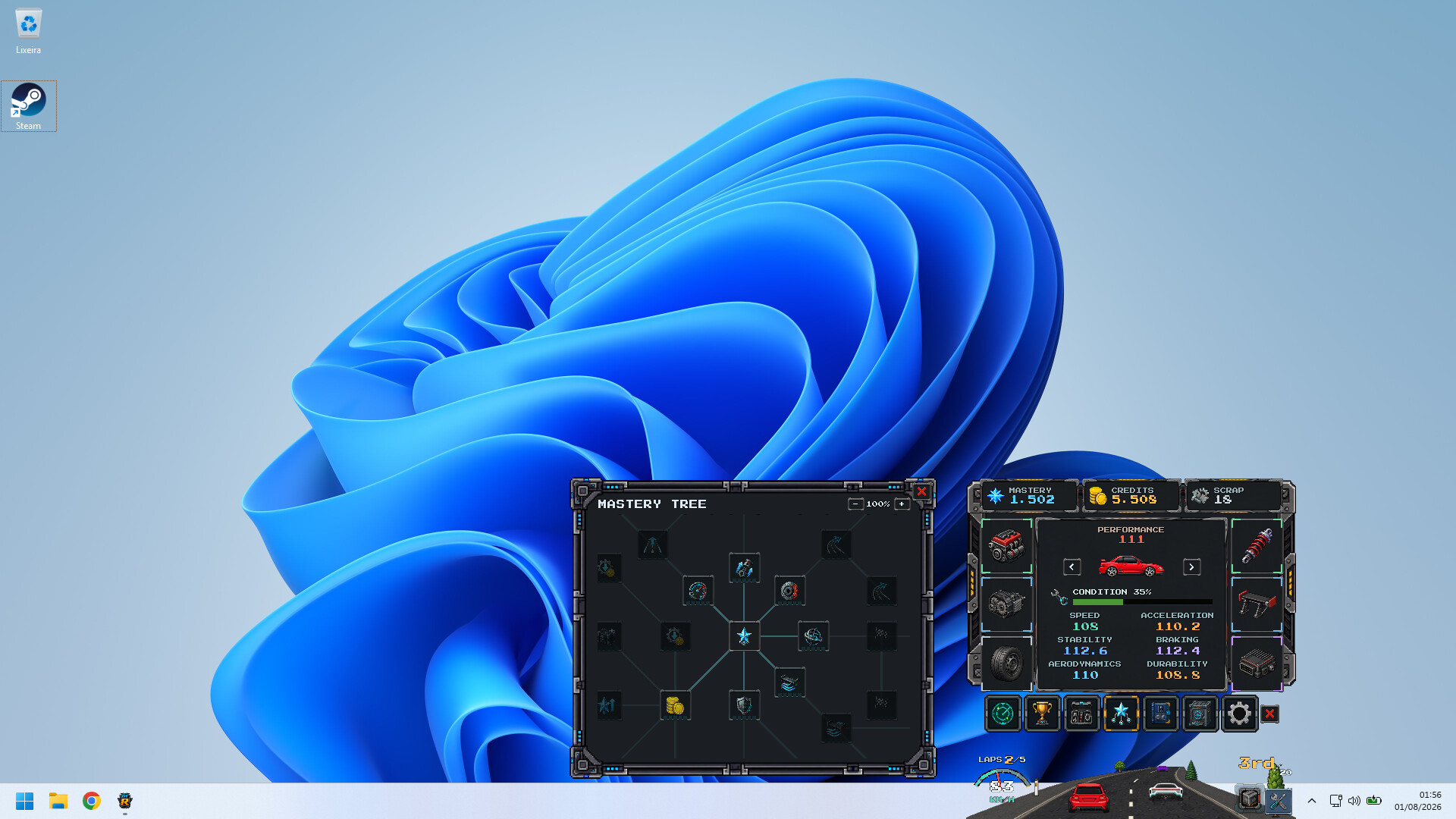 Desk Top Racer screenshot 1