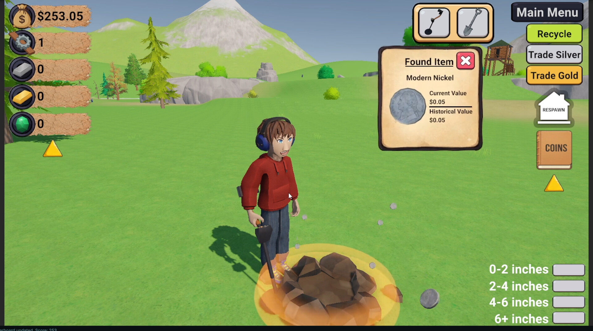 Dirt Fishing: Metal Detecting Simulator screenshot 3