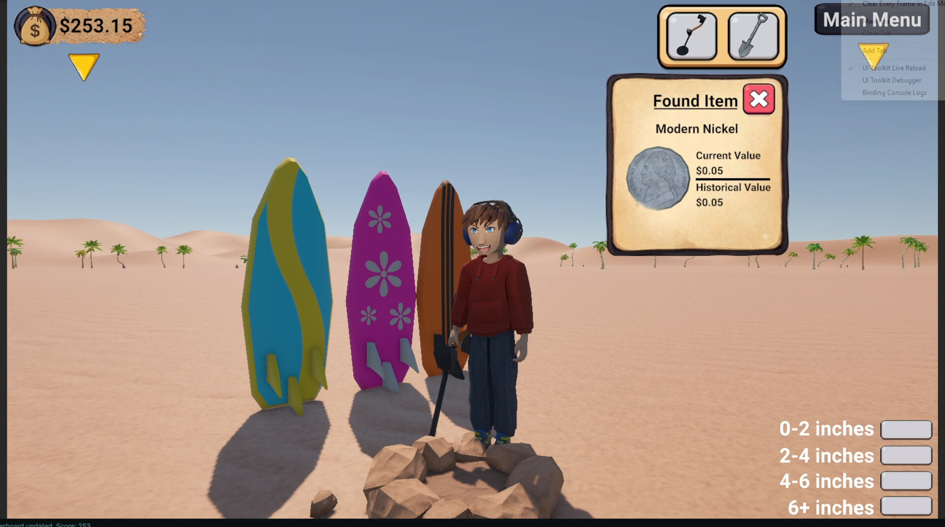 Dirt Fishing: Metal Detecting Simulator screenshot 1