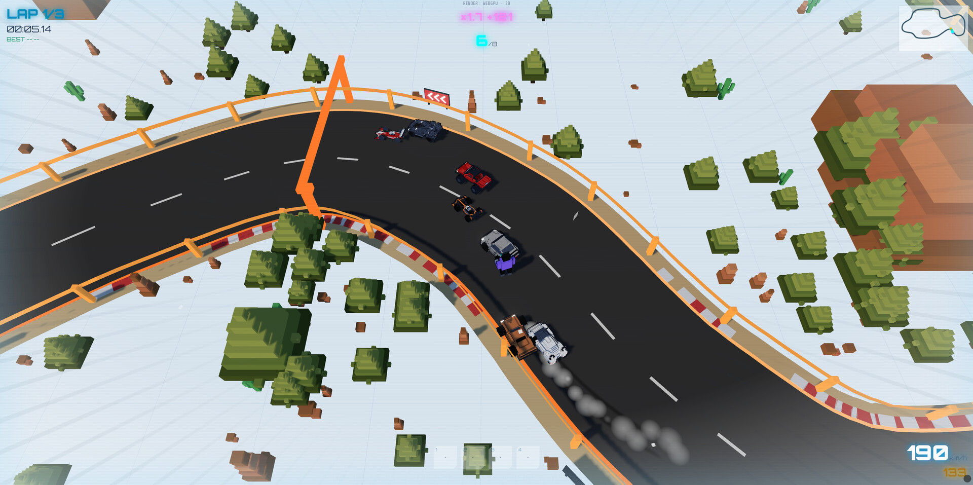 VOXEL DRIFT RACER screenshot 1