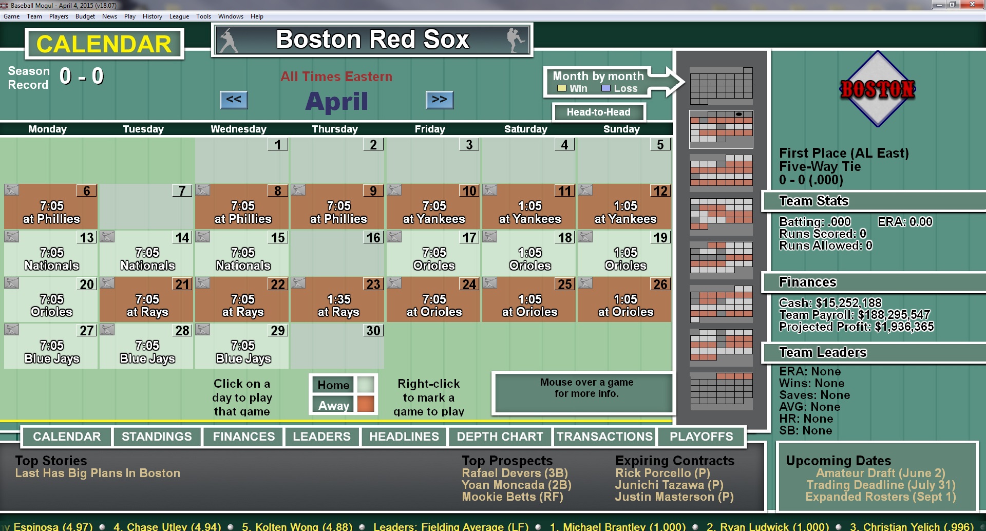 Baseball Mogul Diamond screenshot 5