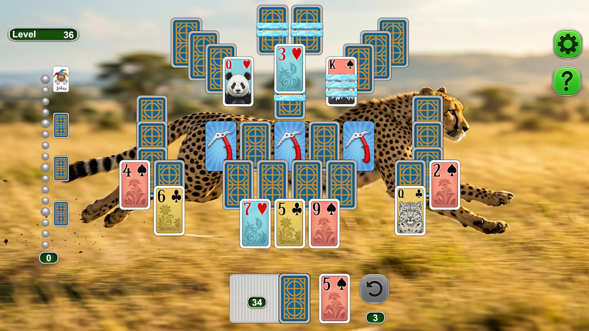 Weekend Solitaire 7 Grace In Motion screenshot 2