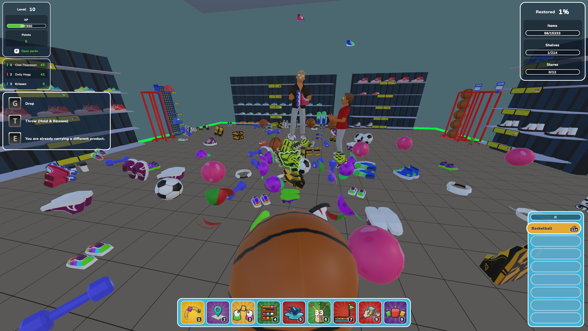 Mall Tidy Up Frenemies screenshot 2