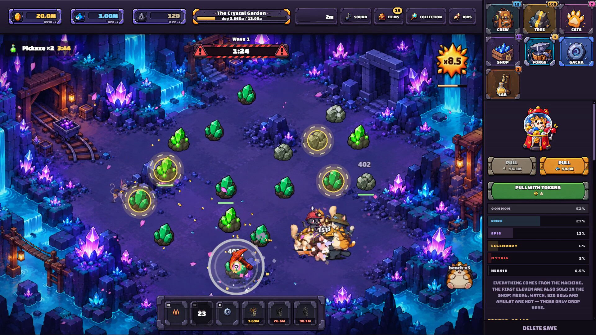 Miners Cat Revolution screenshot 1