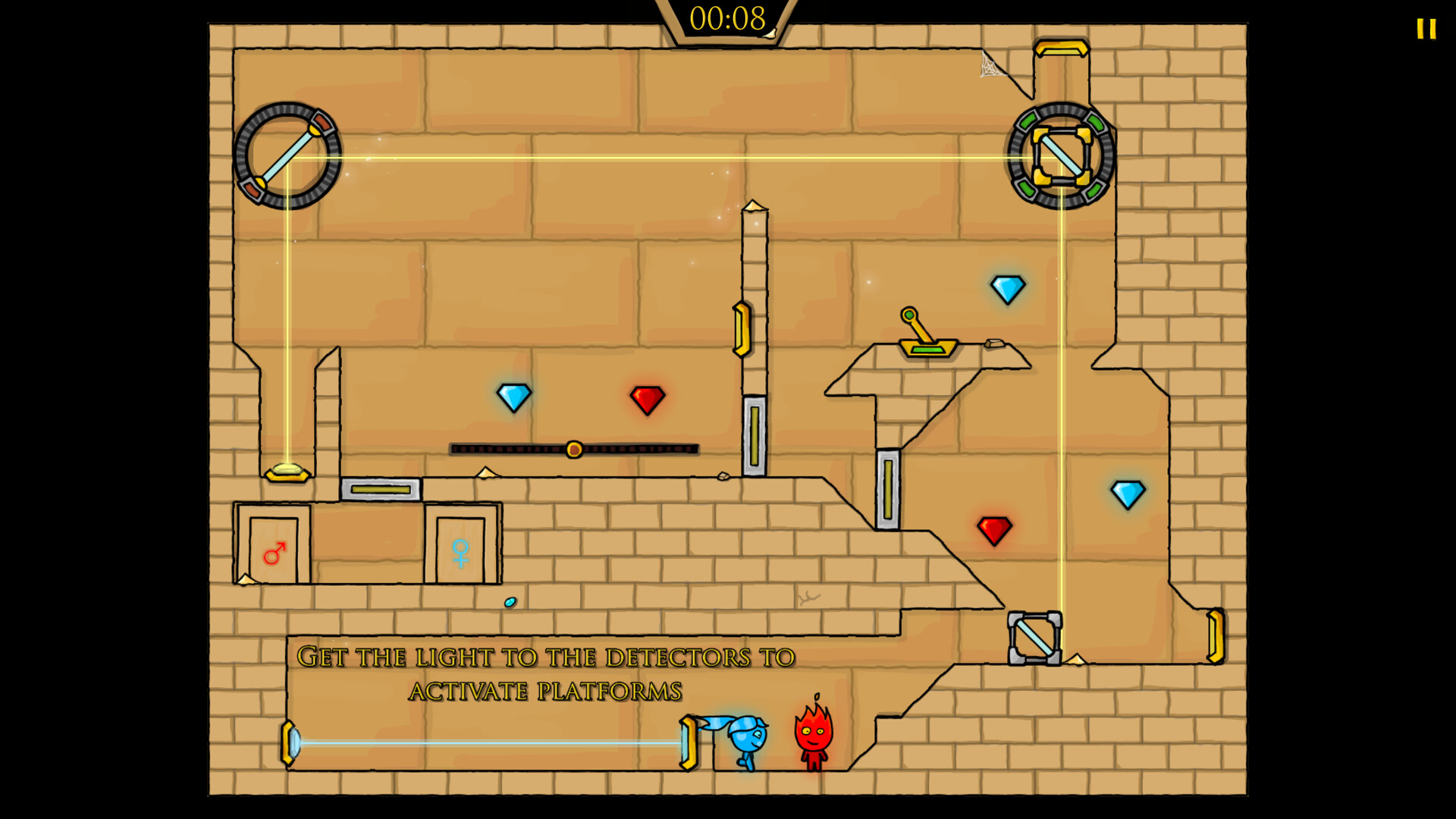 Fireboy & Watergirl 2: The Light Temple screenshot 1