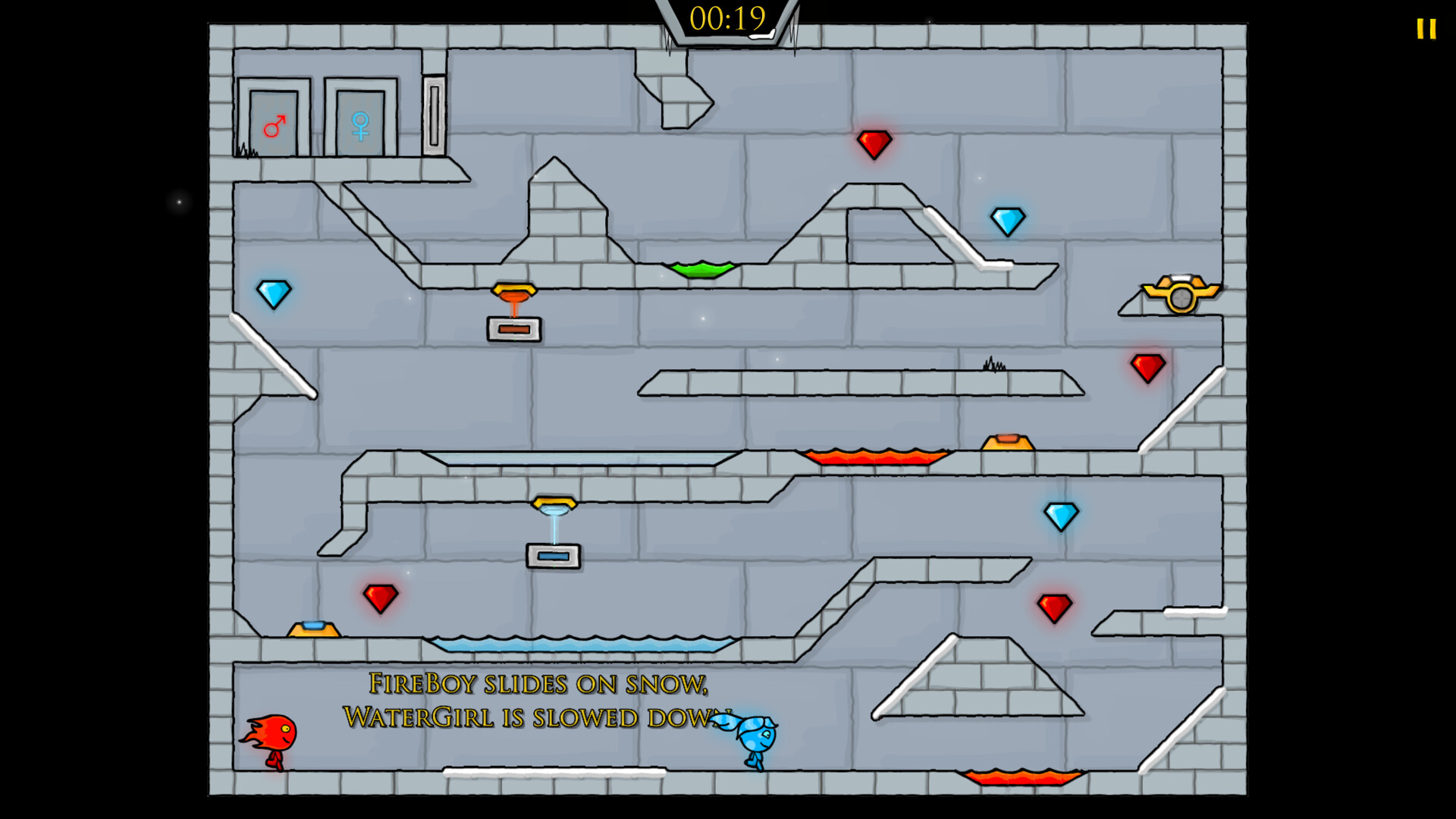 Fireboy & Watergirl 3: The Ice Temple screenshot 1