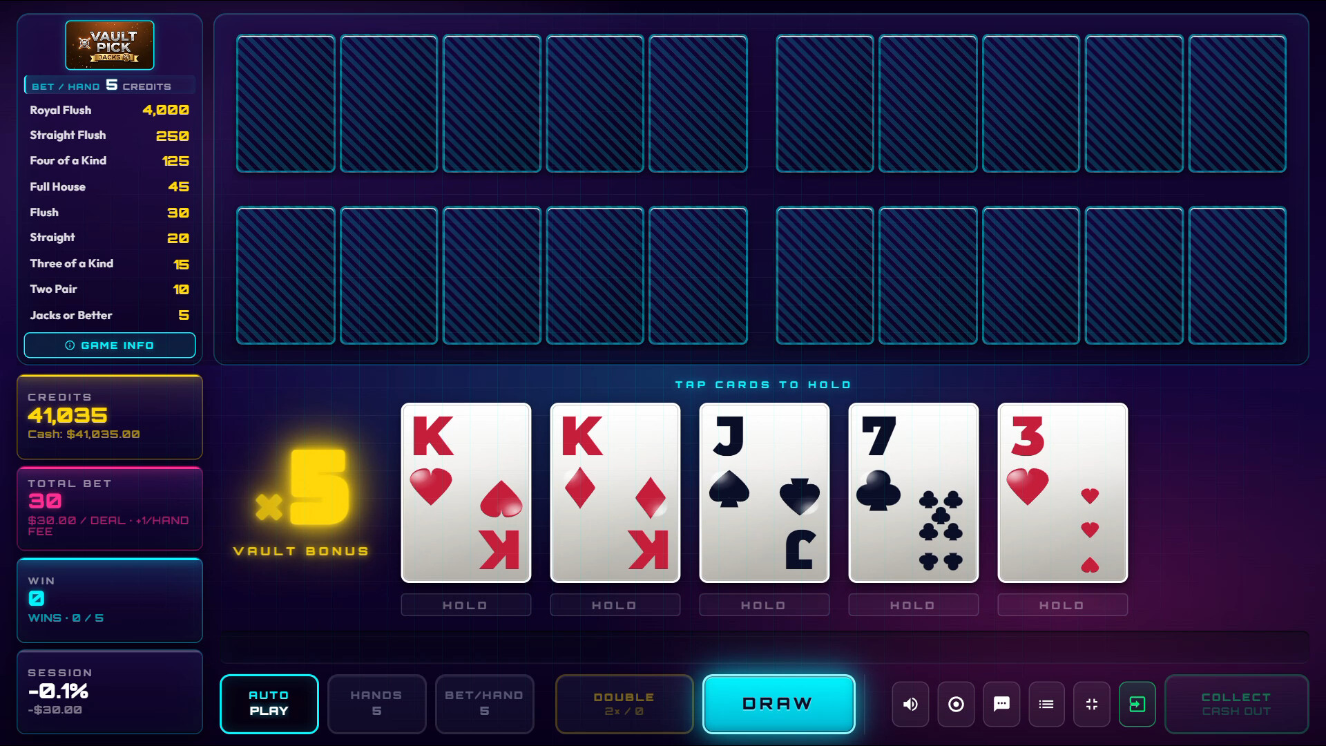 Cyber Video Poker screenshot 11