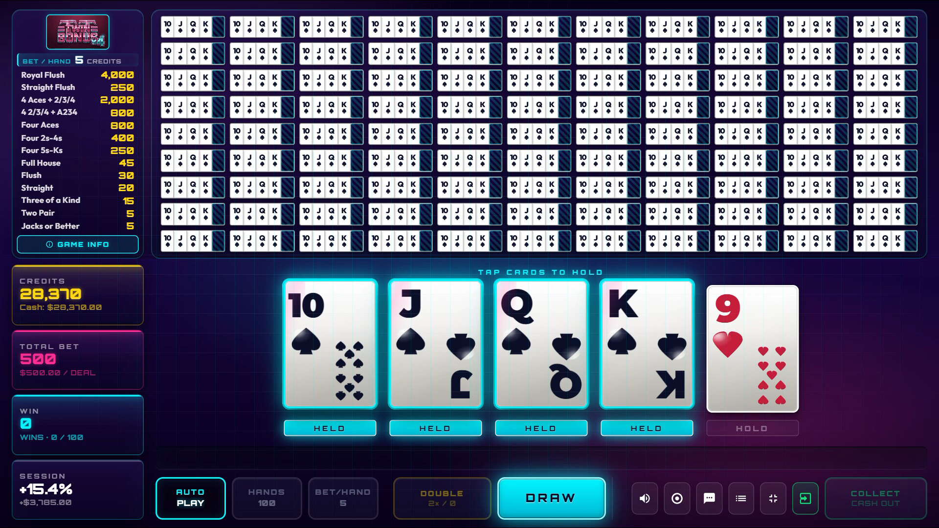 Cyber Video Poker screenshot 6