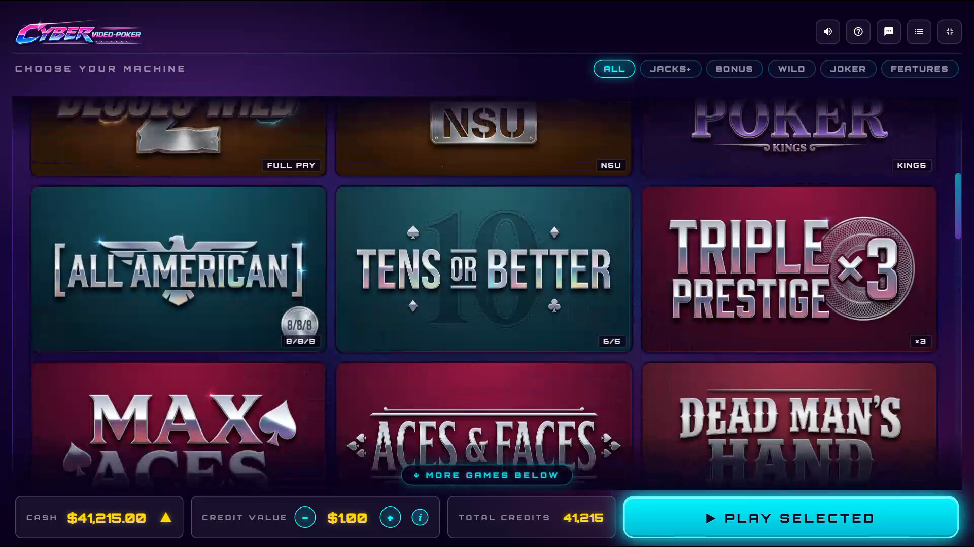 Cyber Video Poker screenshot 8