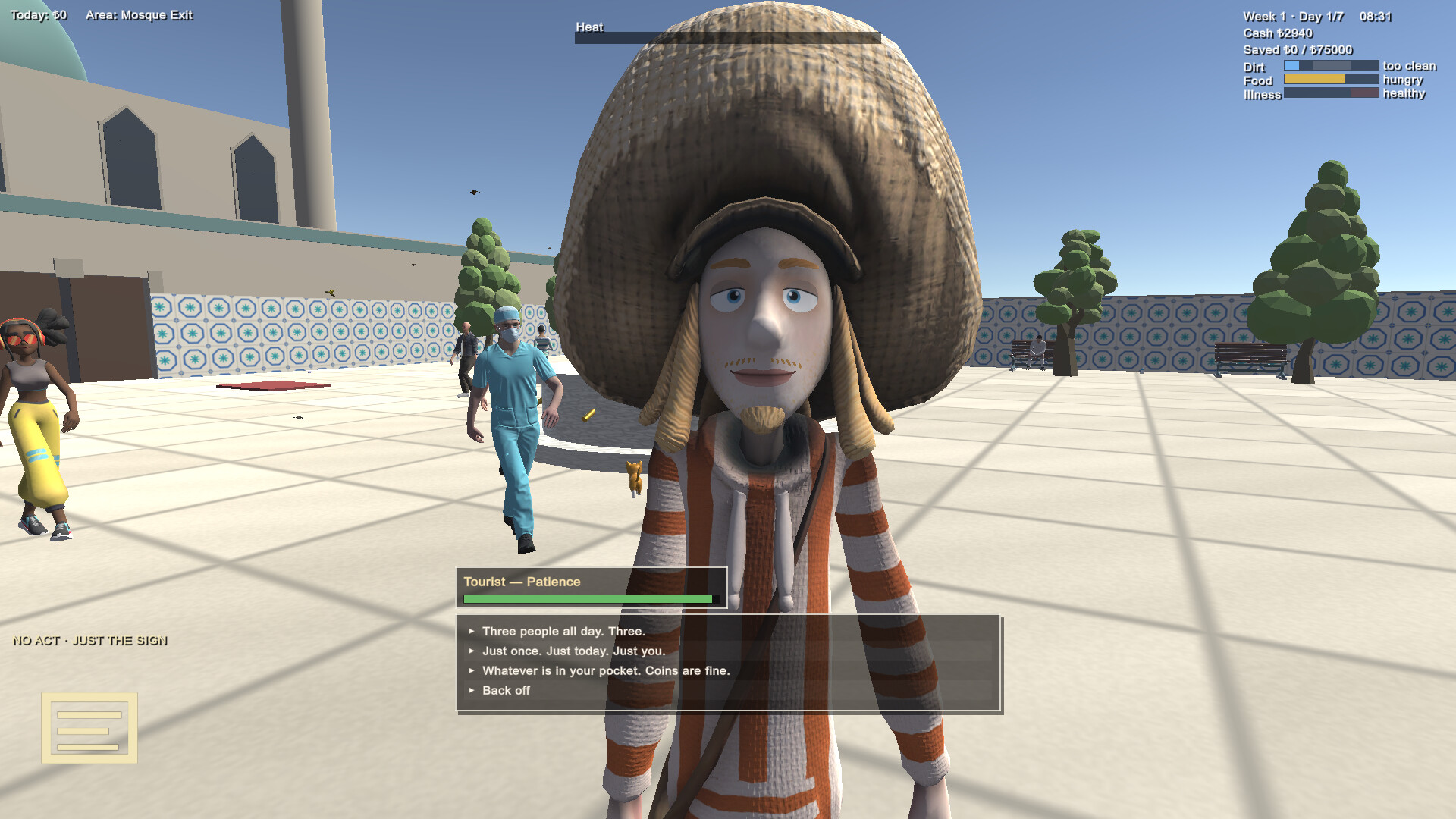 Beggar Simulator: Istanbul screenshot 1