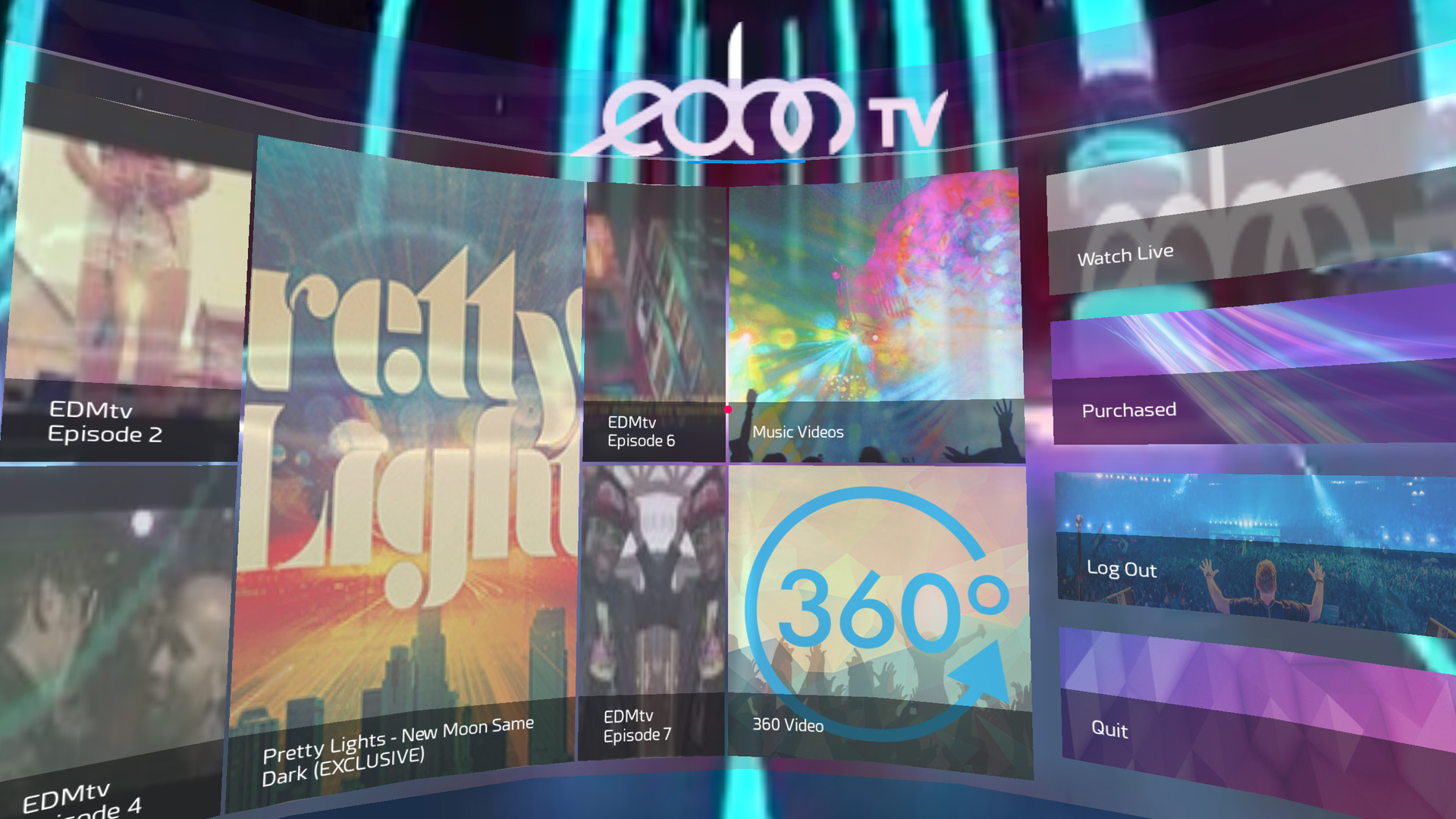 EDMtv VR screenshot 1