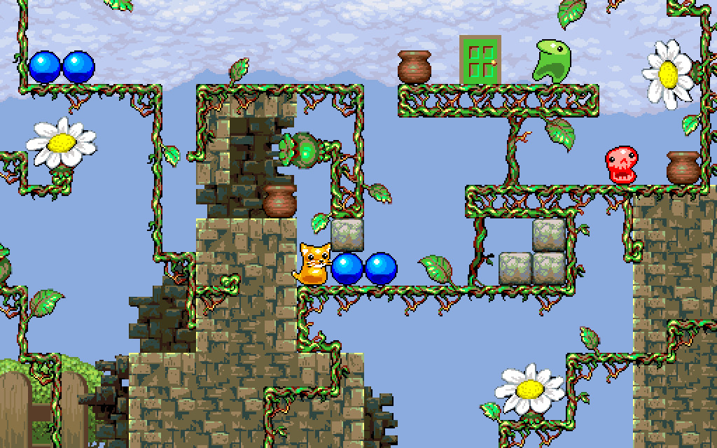 Kitty Kitty Boing Boing: the Happy Adventure in Puzzle Garden! screenshot 5