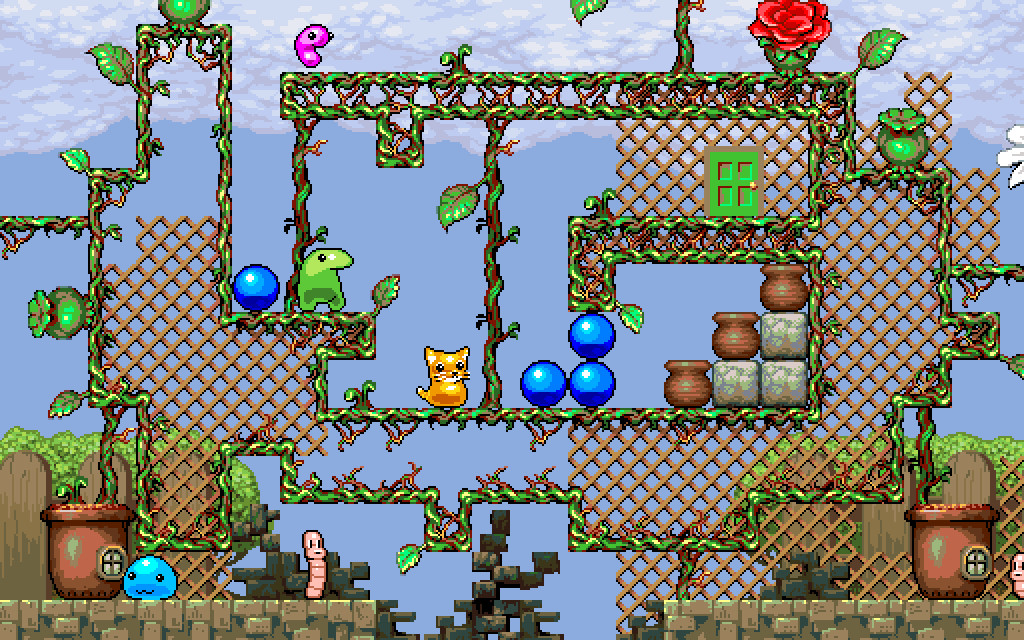Kitty Kitty Boing Boing: the Happy Adventure in Puzzle Garden! screenshot 4