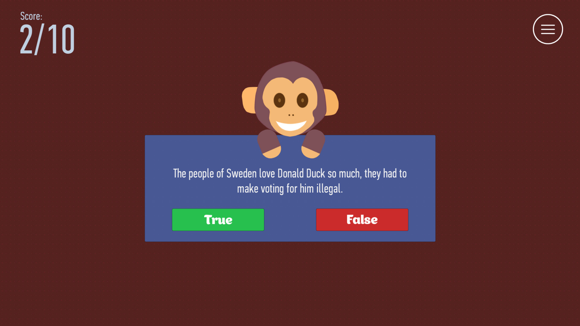 True or False screenshot 4