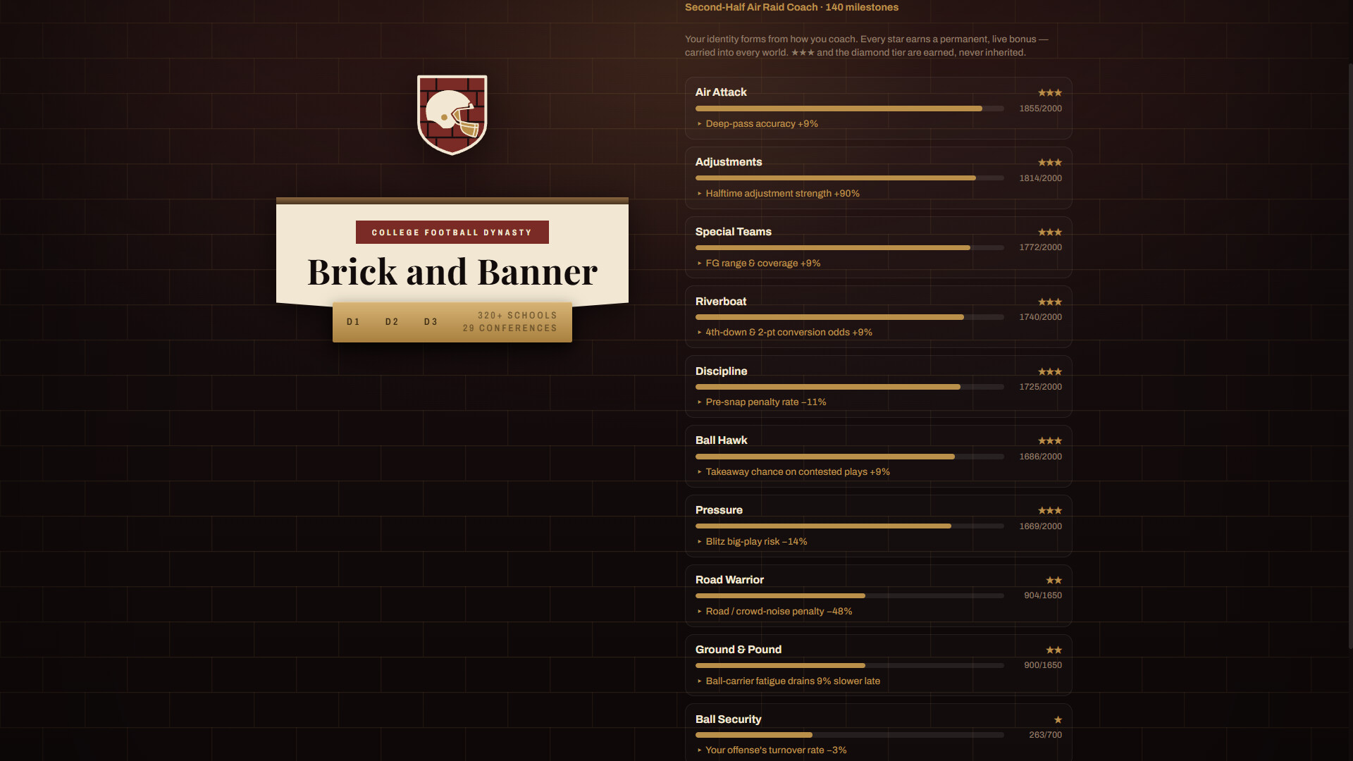 Brick and Banner: College Football Dynasty screenshot 7