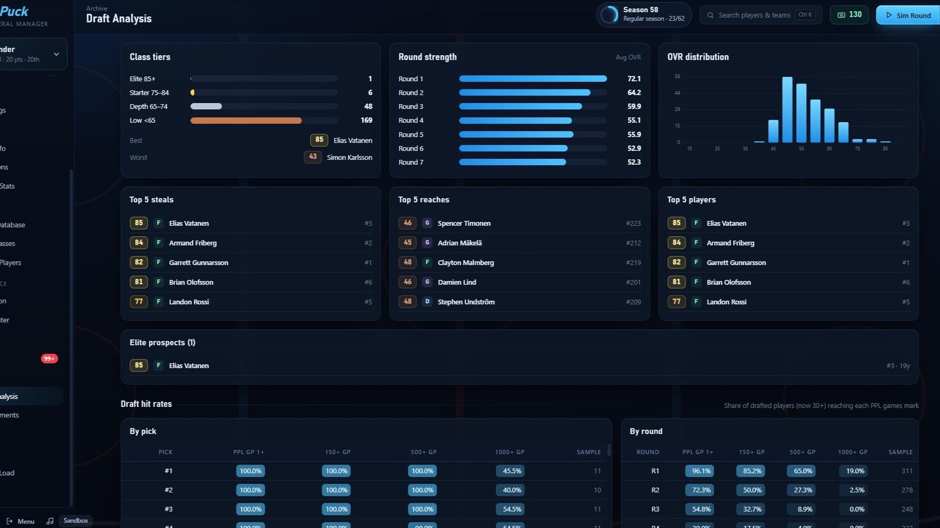 PyPuck screenshot 1