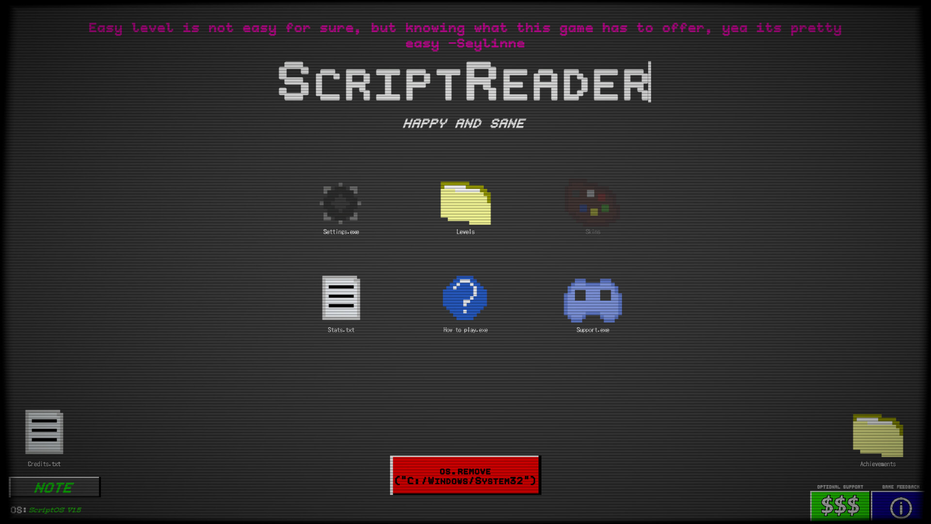 ScriptReader screenshot 1