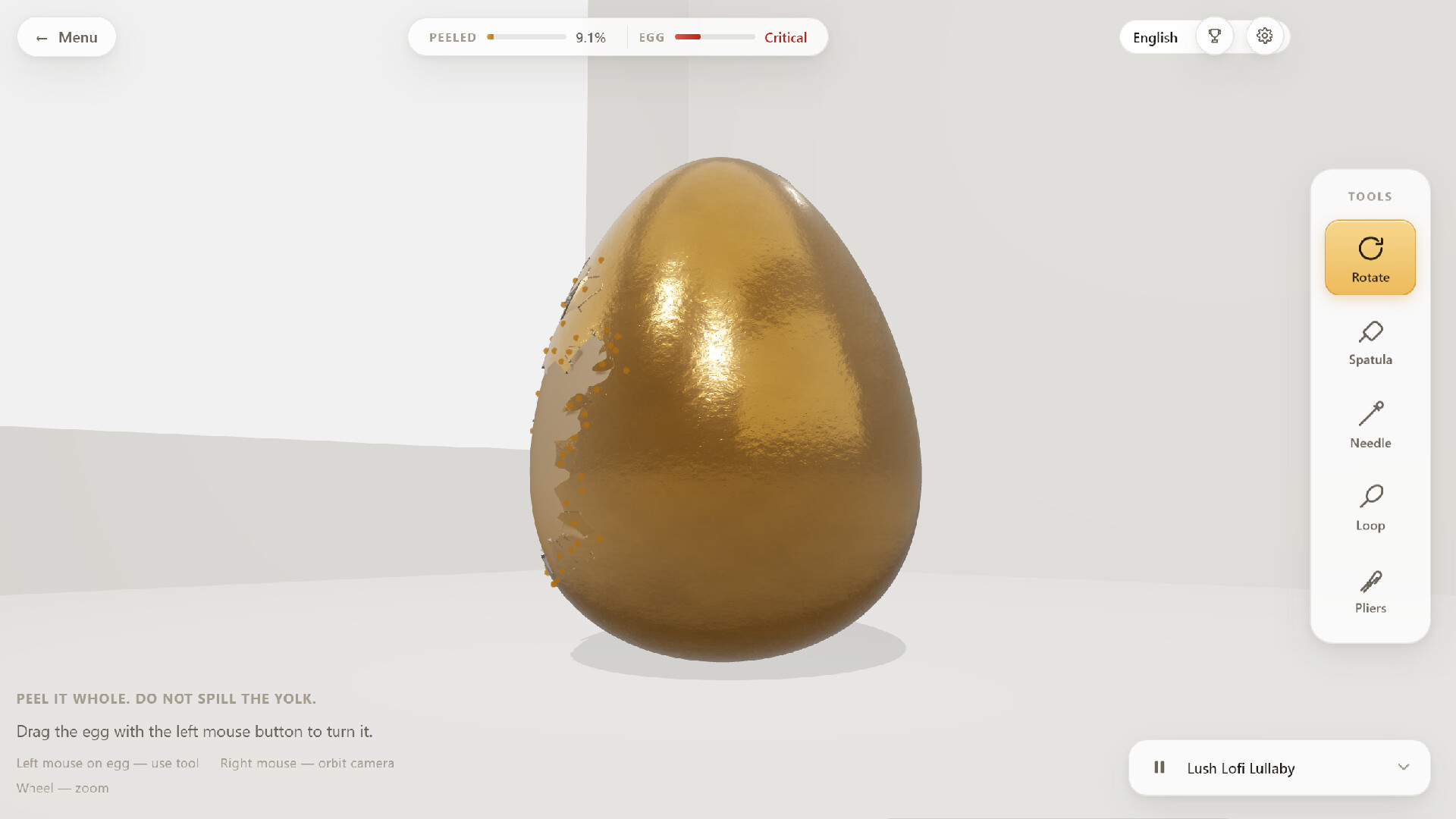 Raw Egg Peeling screenshot 6