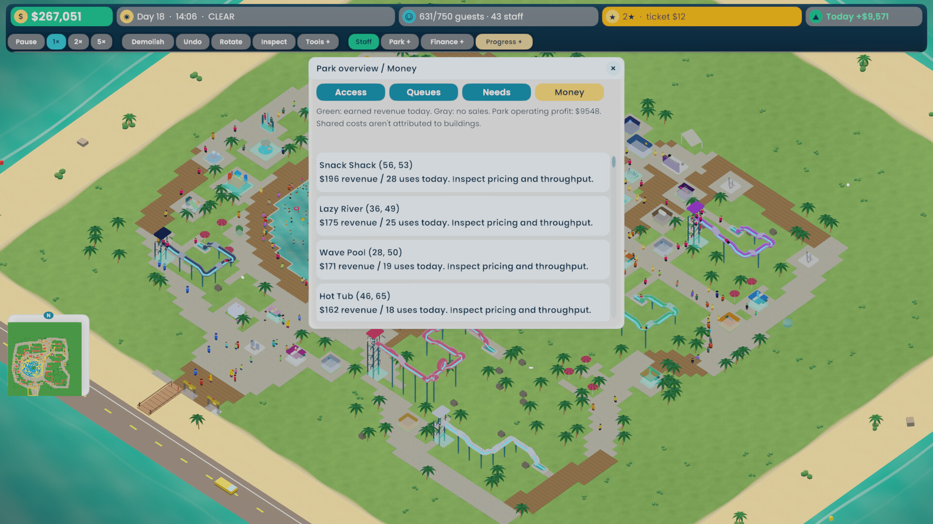 Splash Park Tycoon screenshot 6