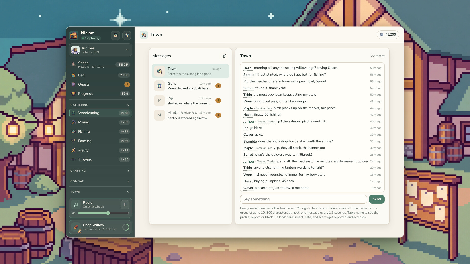 idle.am - lofi idle mmo screenshot 6