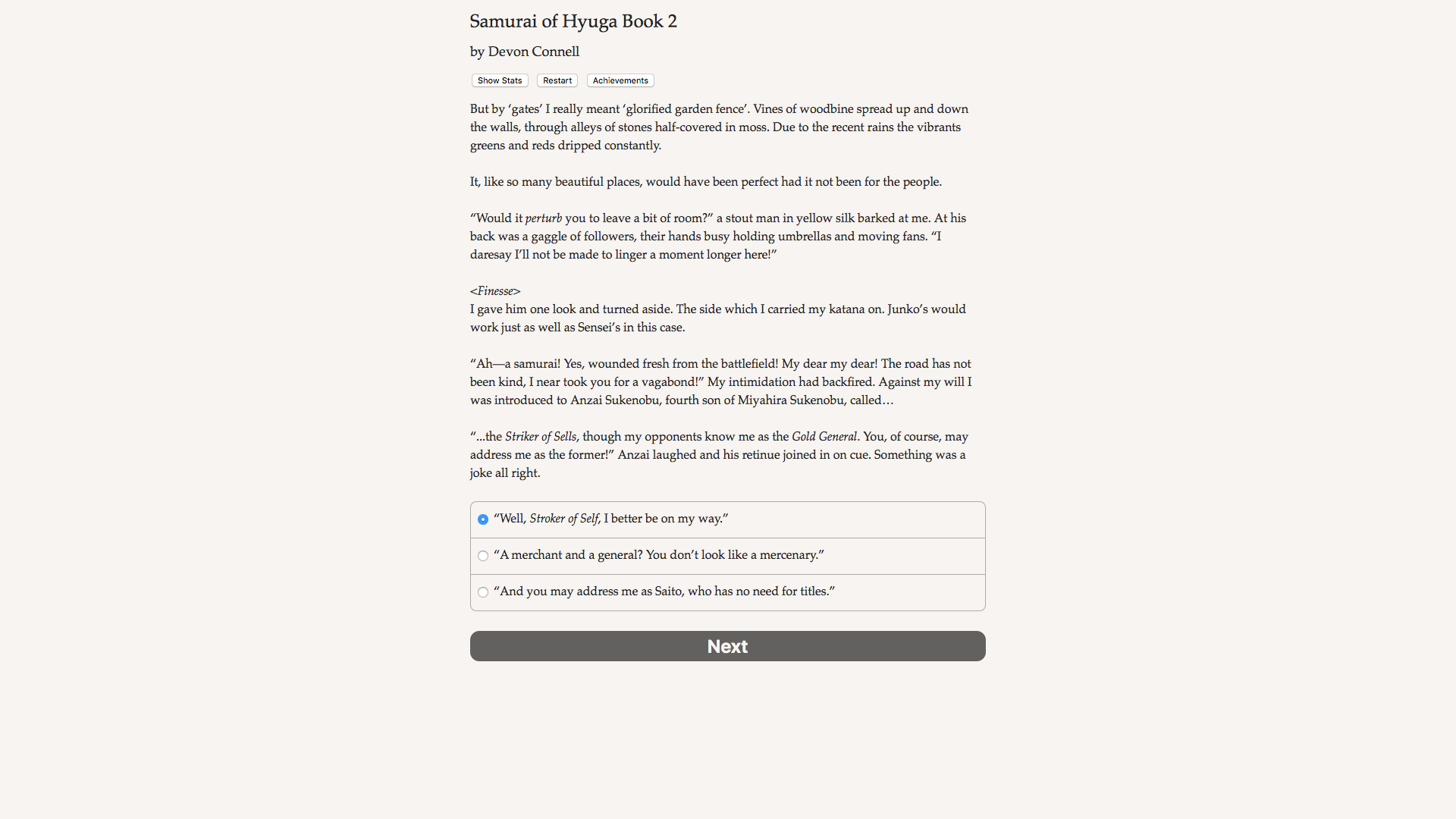 Samurai of Hyuga Book 2 screenshot 1