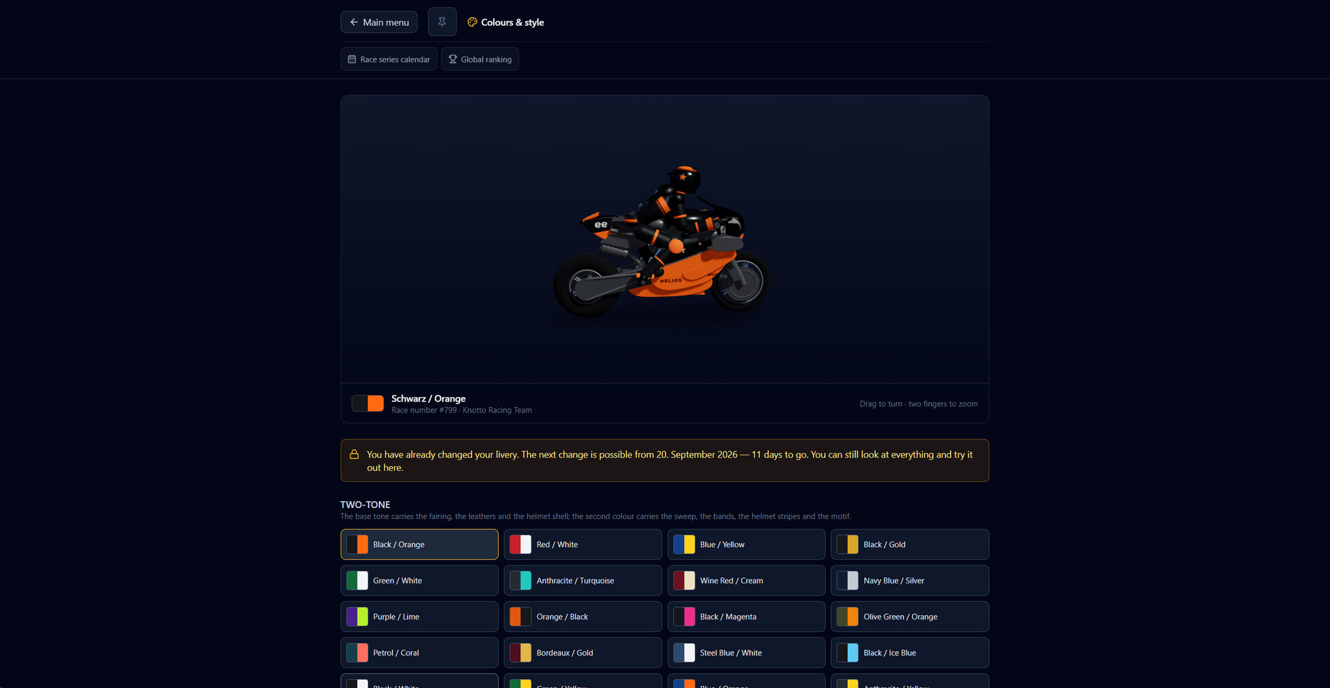Moto Racing Manager screenshot 2