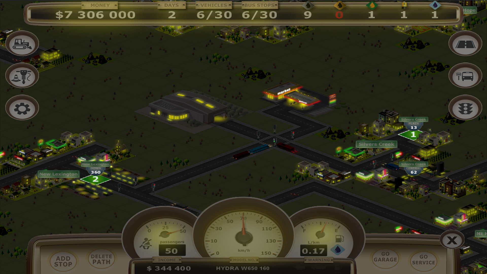 Bus Tycoon ND (Night and Day) screenshot 1