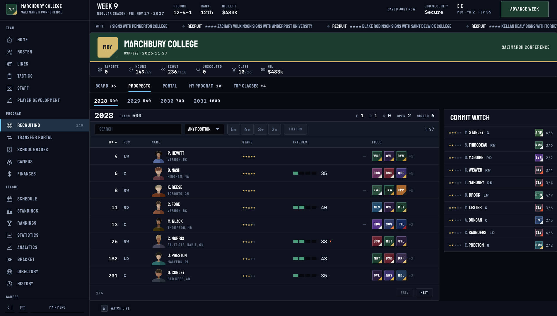 College Hockey 27 screenshot 4