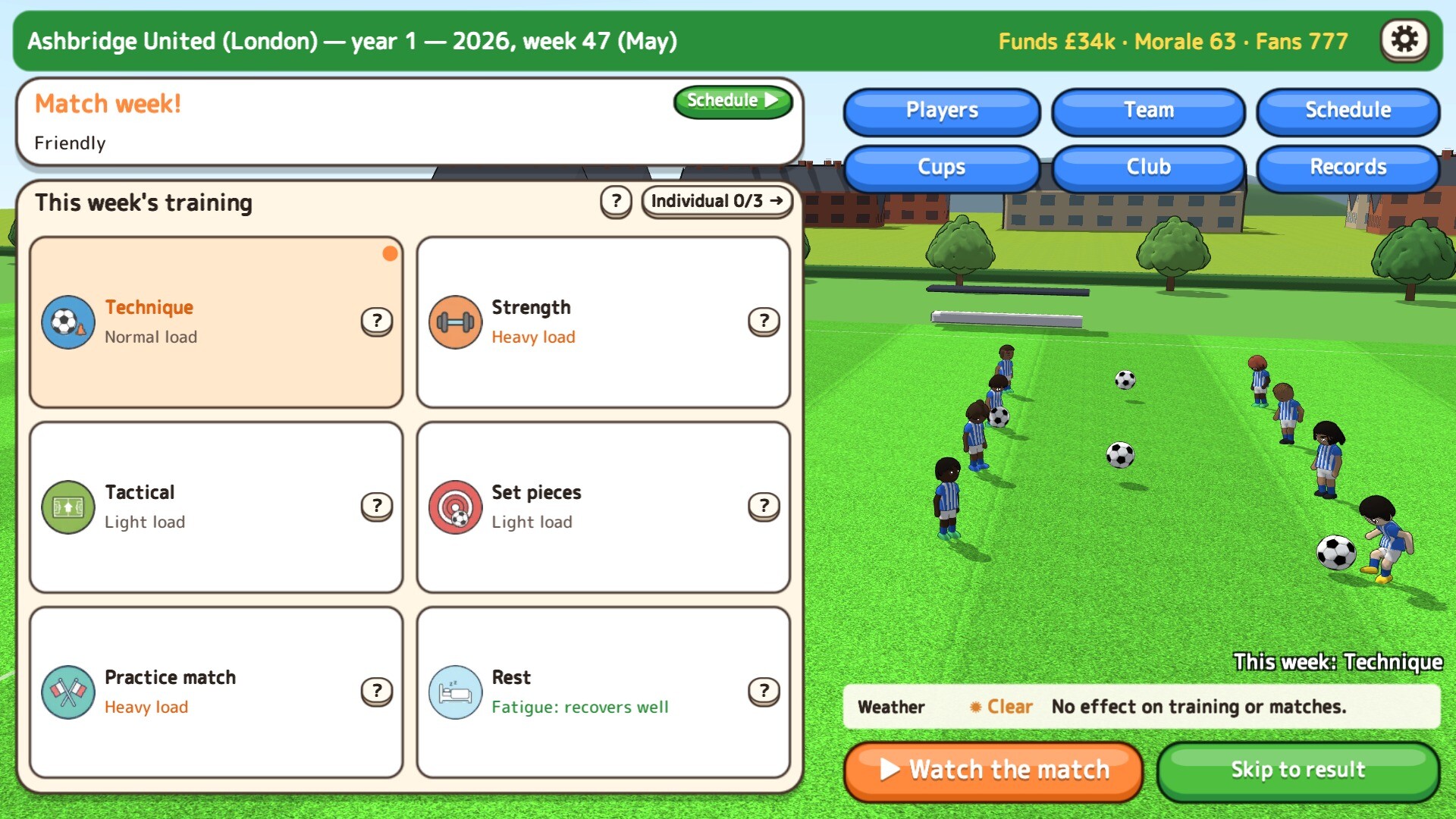 Academy Soccer Manager screenshot 2