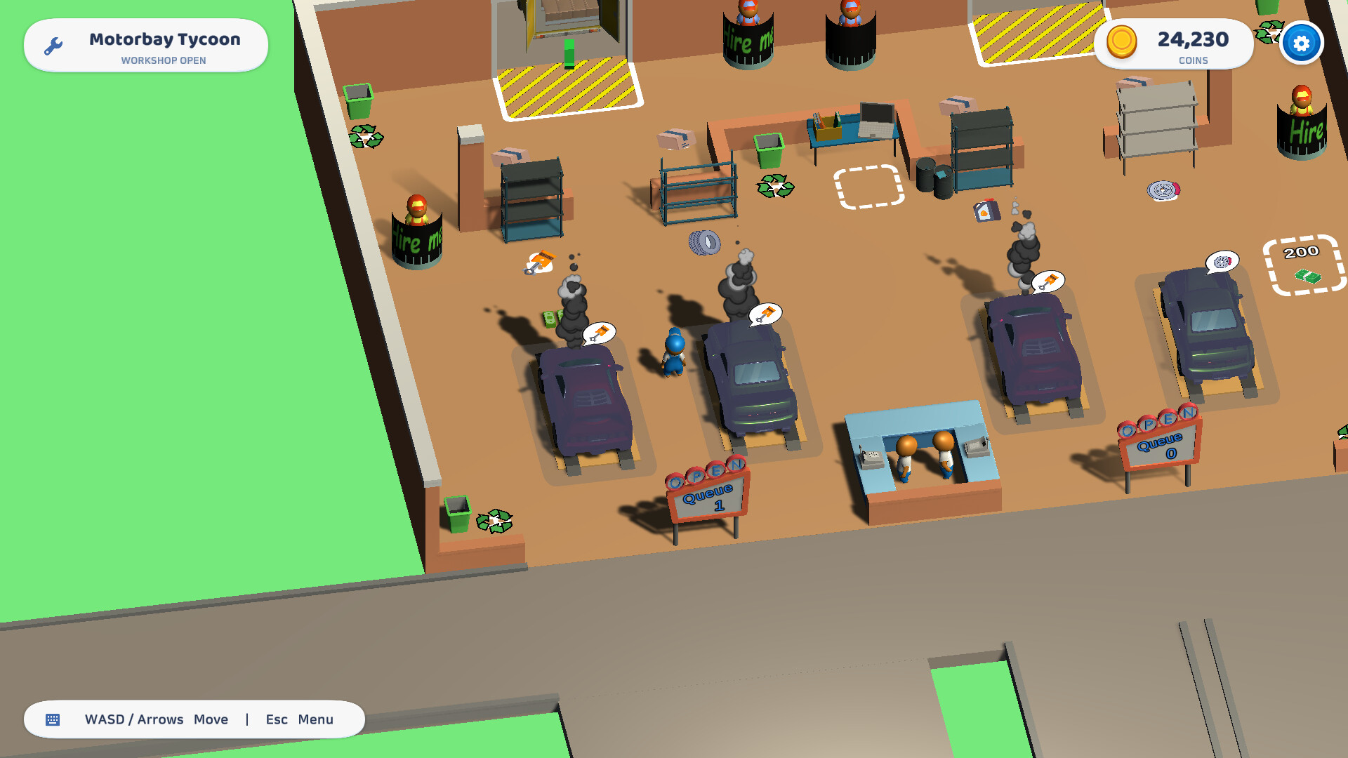 Motorbay Tycoon screenshot 1