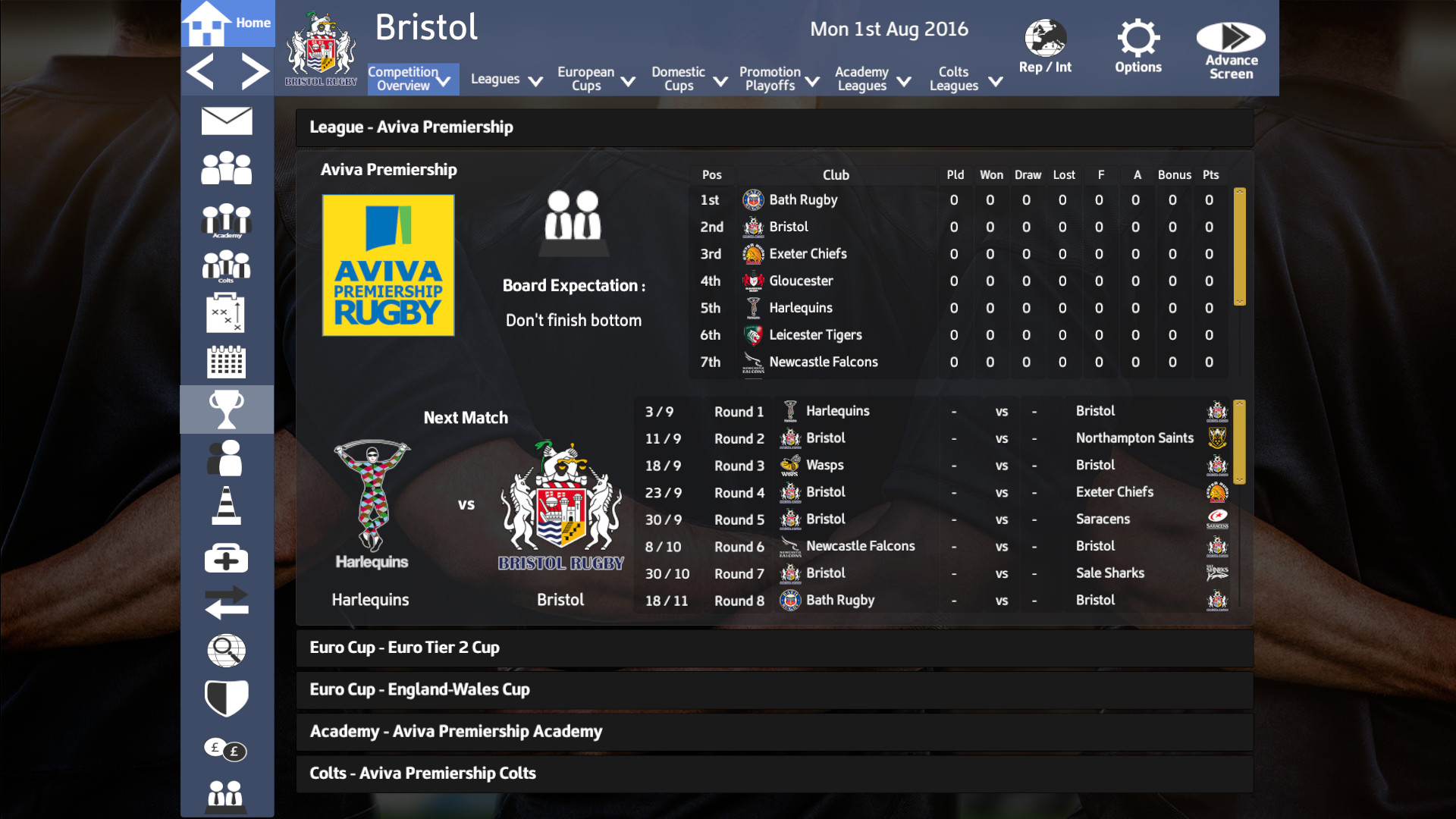 Rugby Union Team Manager 2017 screenshot 13