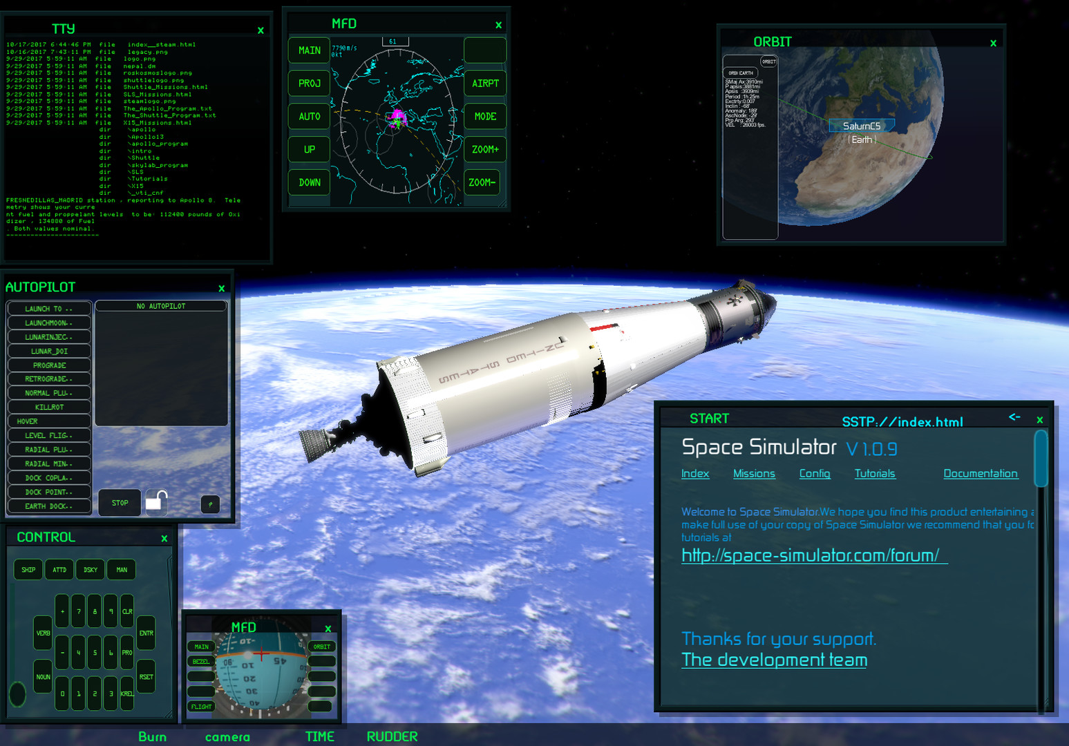 Space Simulator screenshot 2