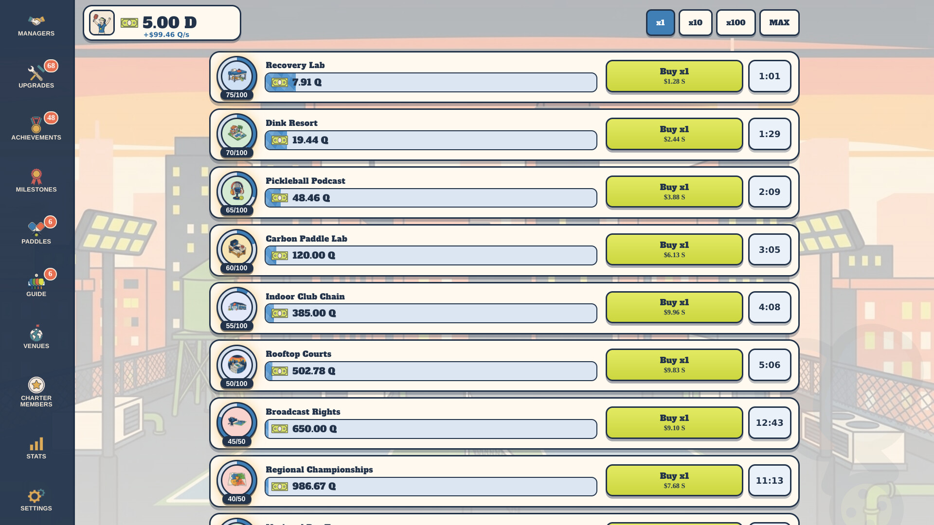 Pickleball Tycoon screenshot 1