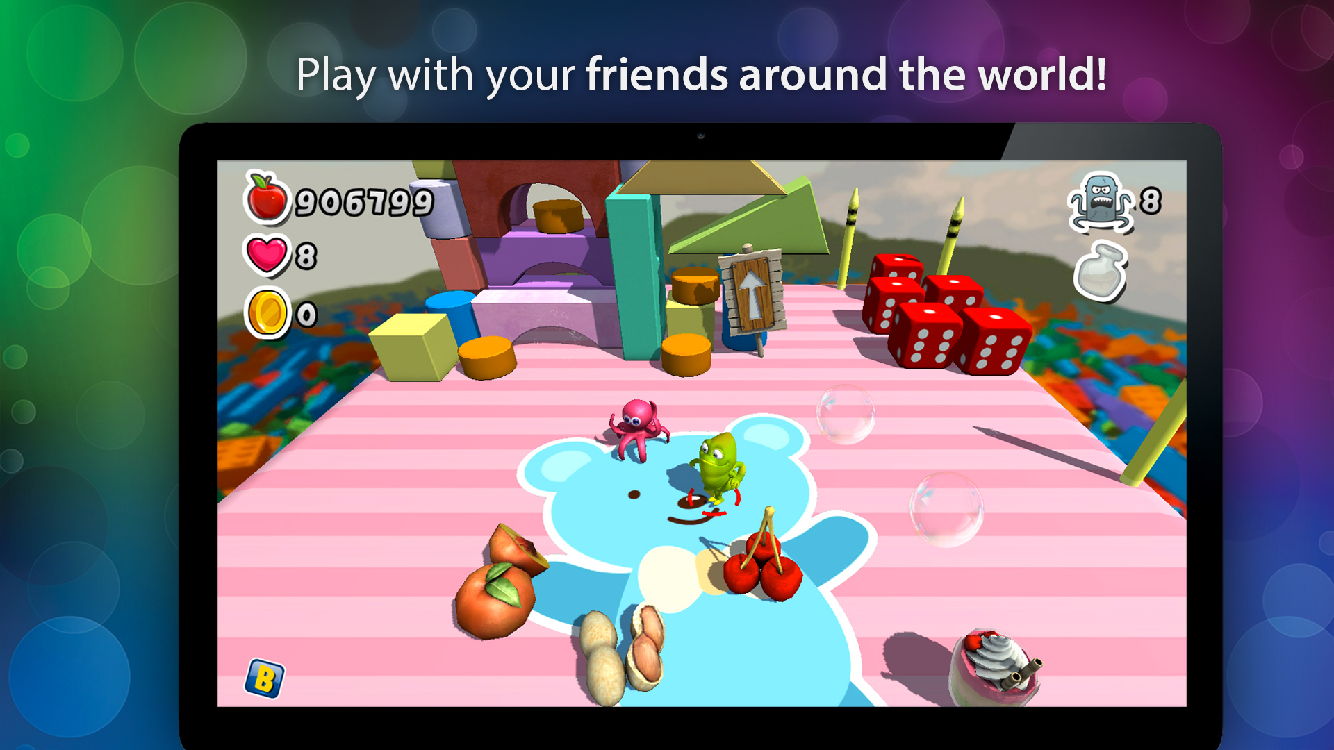 Bubble Jungle ® Super Chameleon Platformer World screenshot 3