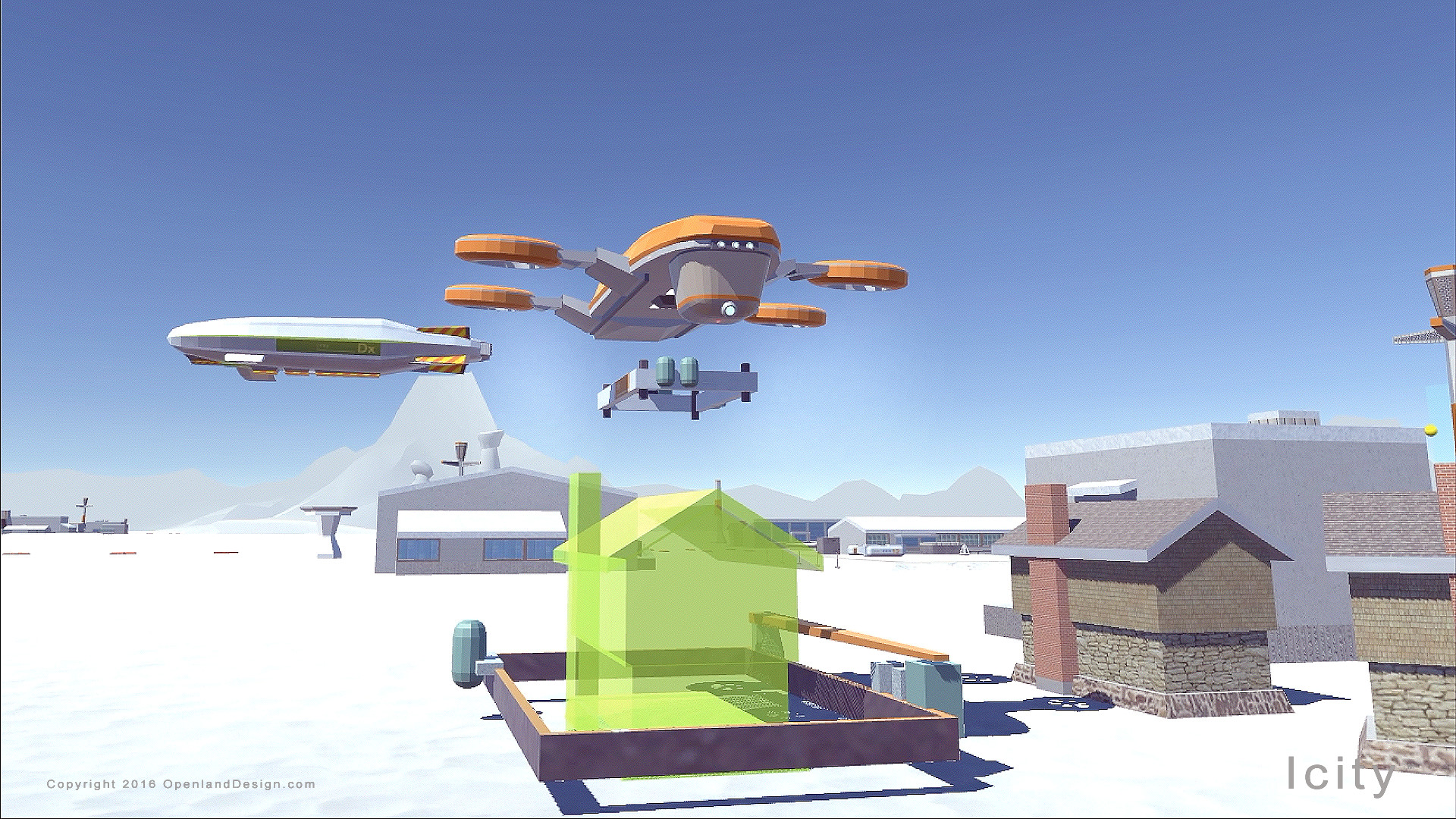 Icity - a Flight Sim ... and a City Builder screenshot 4