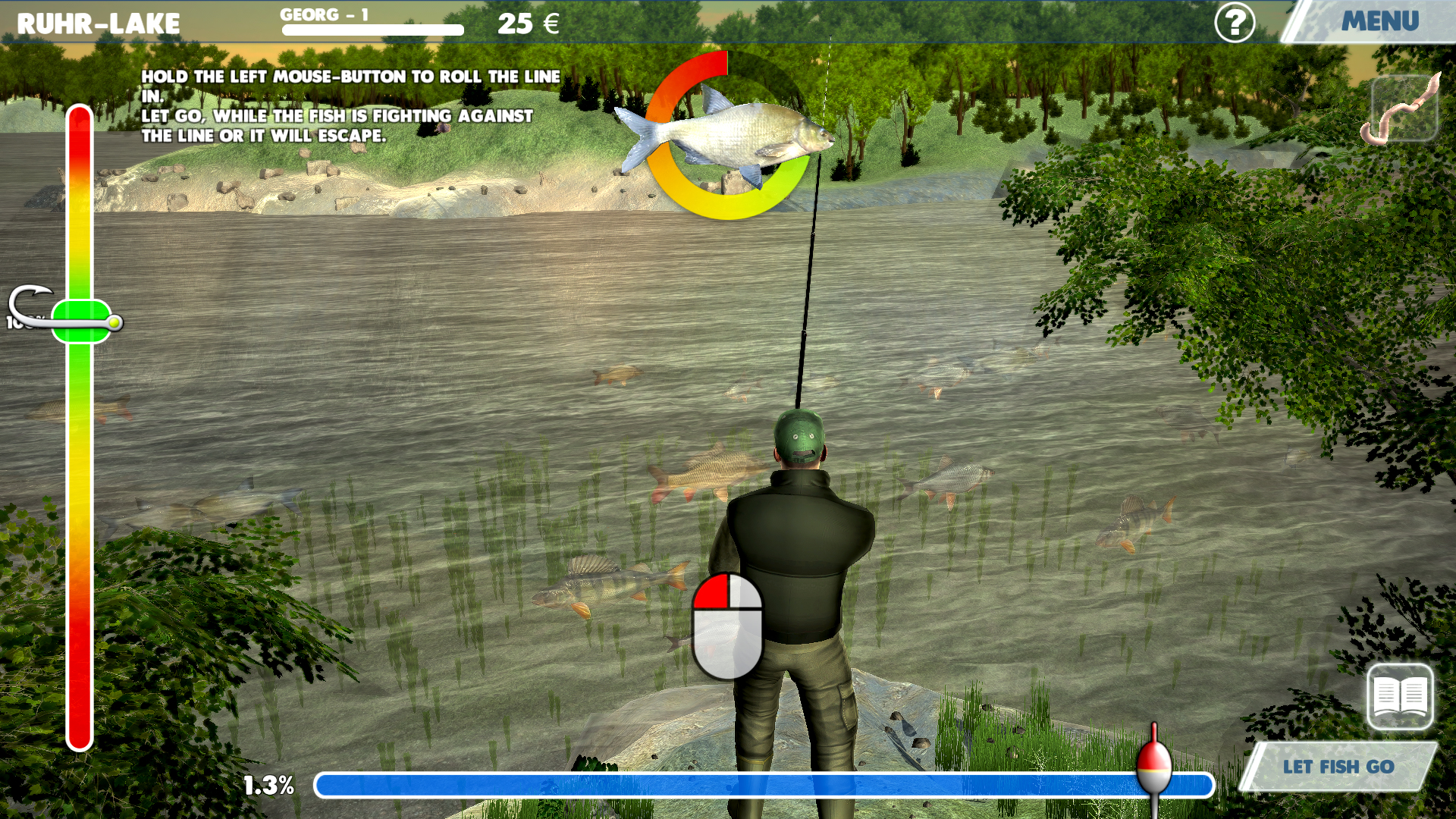 3D Arcade Fishing screenshot 1