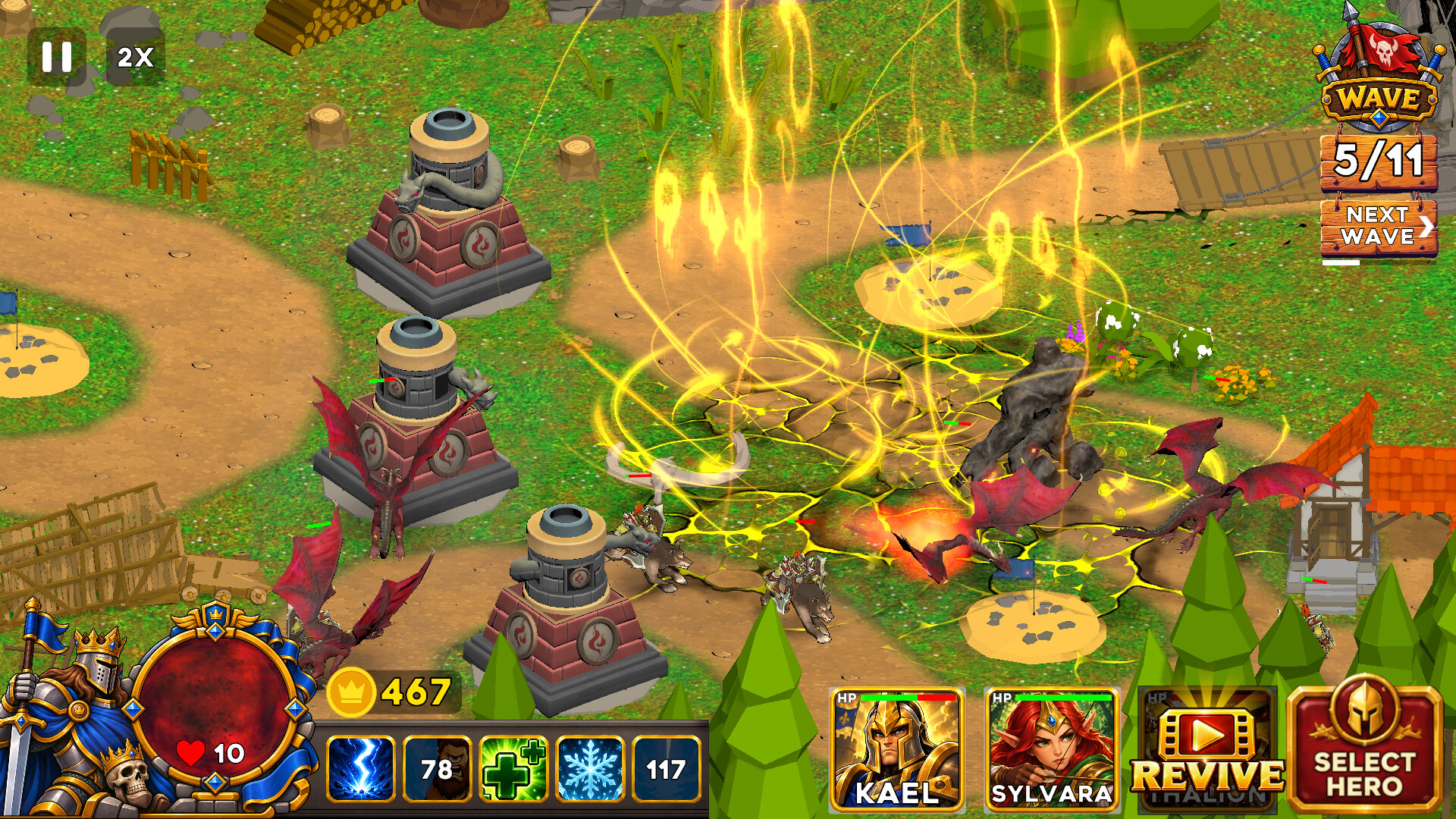 Heroes vs Orcs: Tower Defense screenshot 9