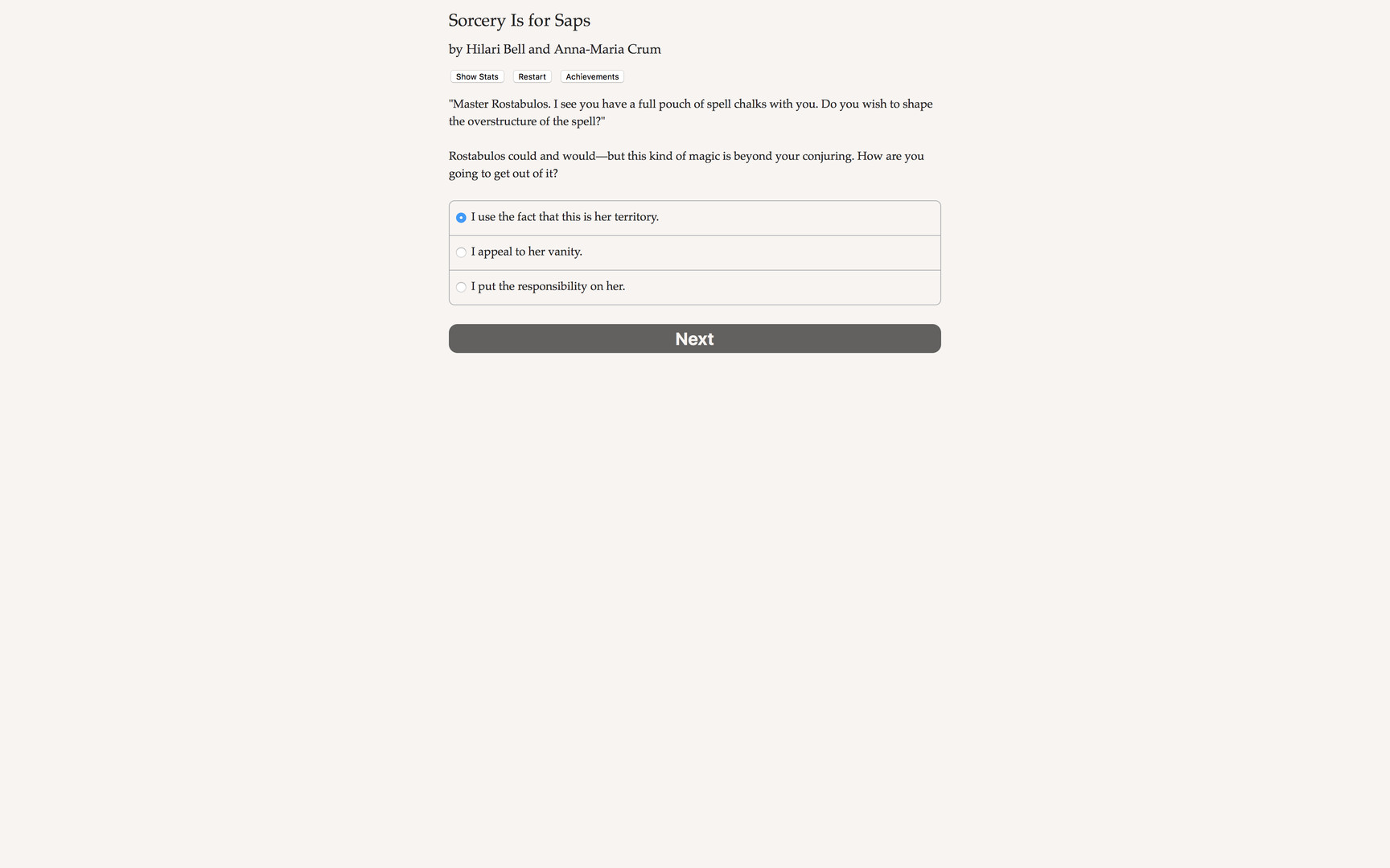 Sorcery Is for Saps screenshot 2