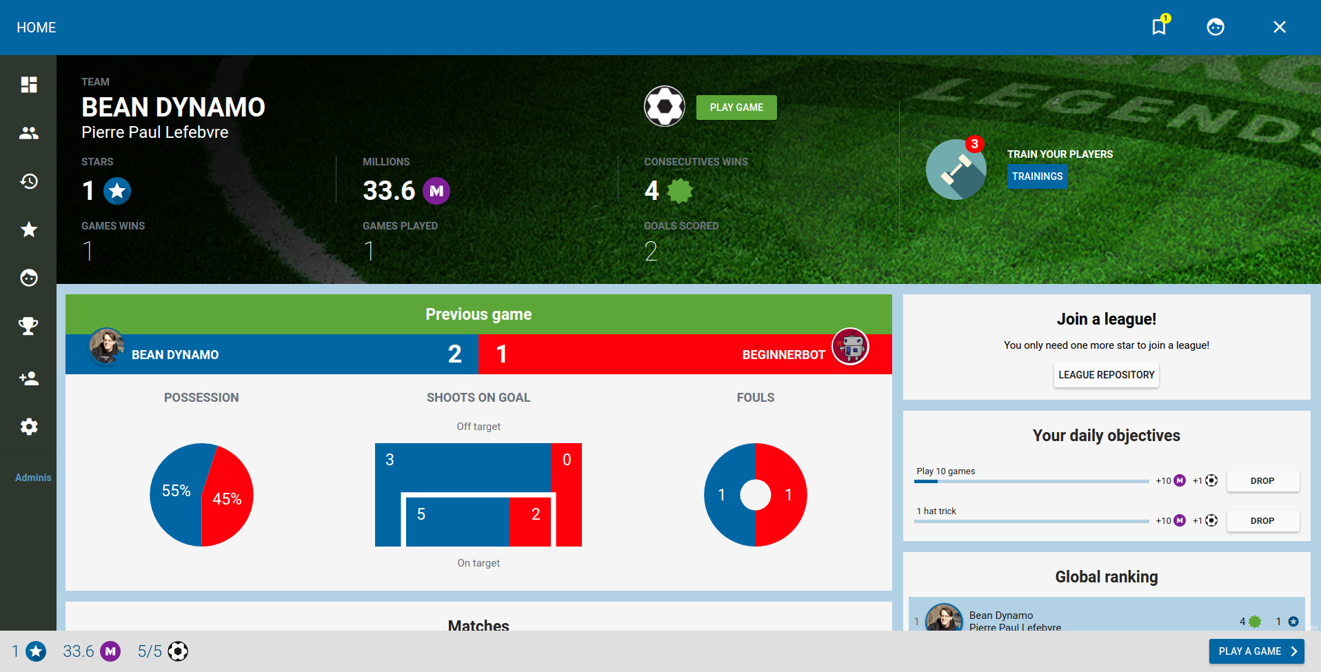 Kickoff Legends screenshot 1