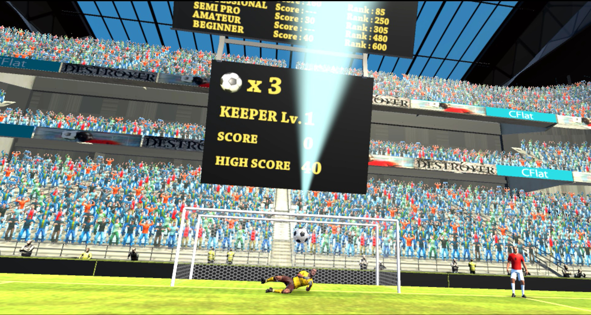 Head It!: VR Soccer Heading Game screenshot 2