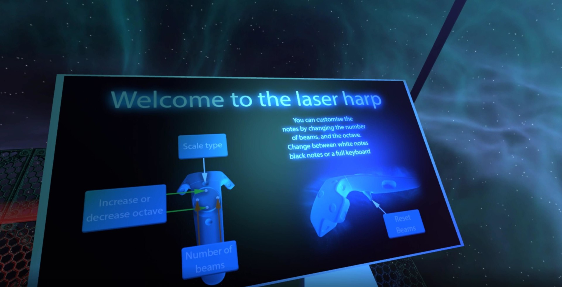 VR Laser Harp screenshot 1