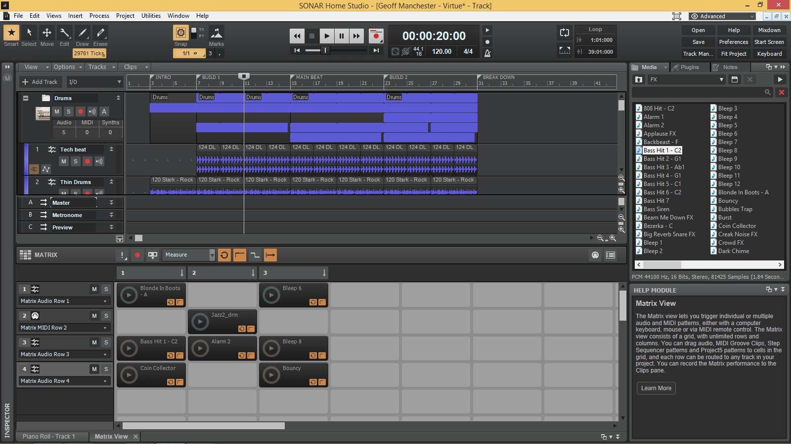 SONAR Home Studio screenshot 5