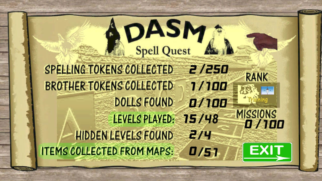 World of DASM, DASM Spell Quest screenshot 14