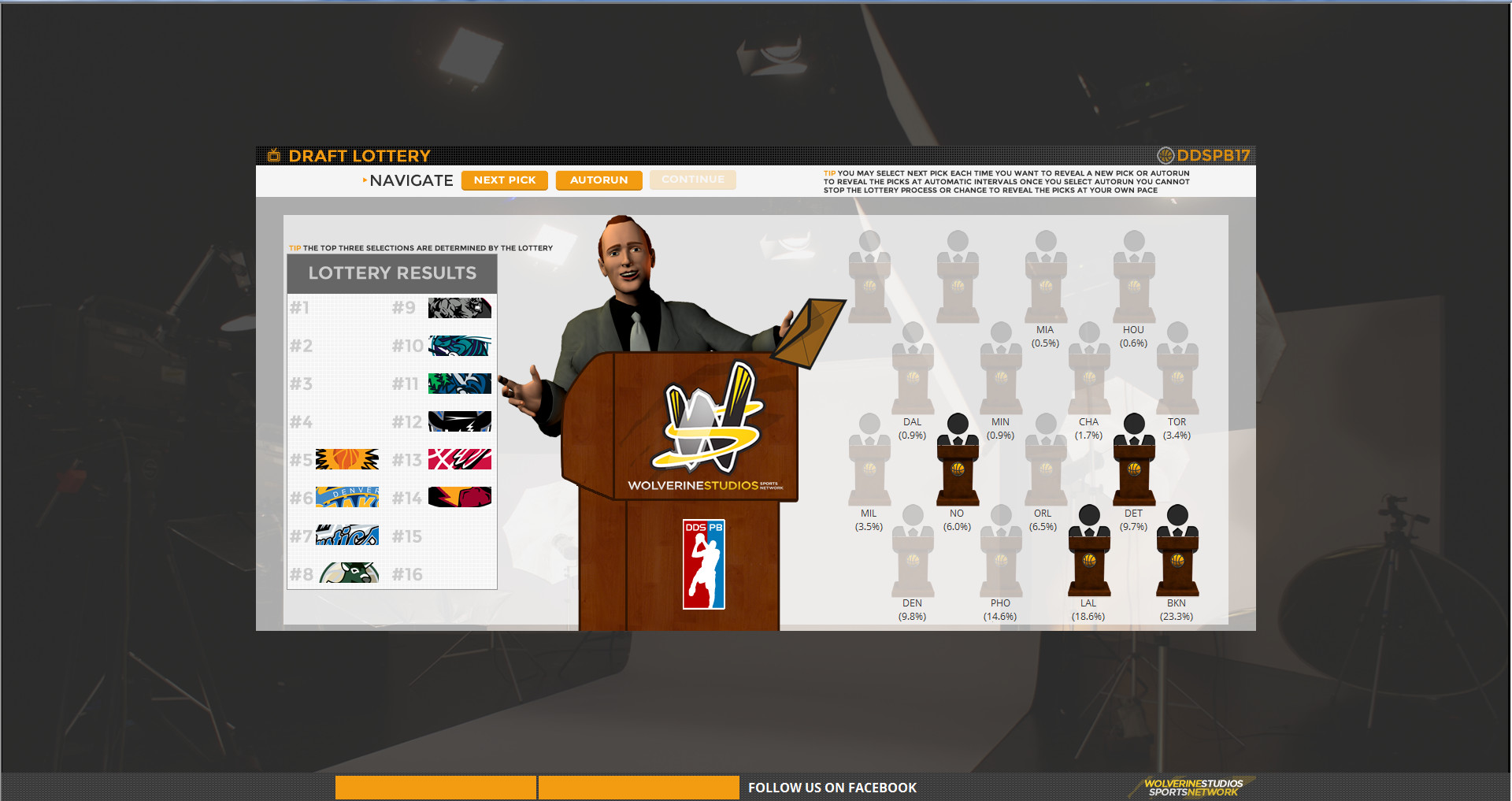 Draft Day Sports: Pro Basketball 2017 screenshot 2