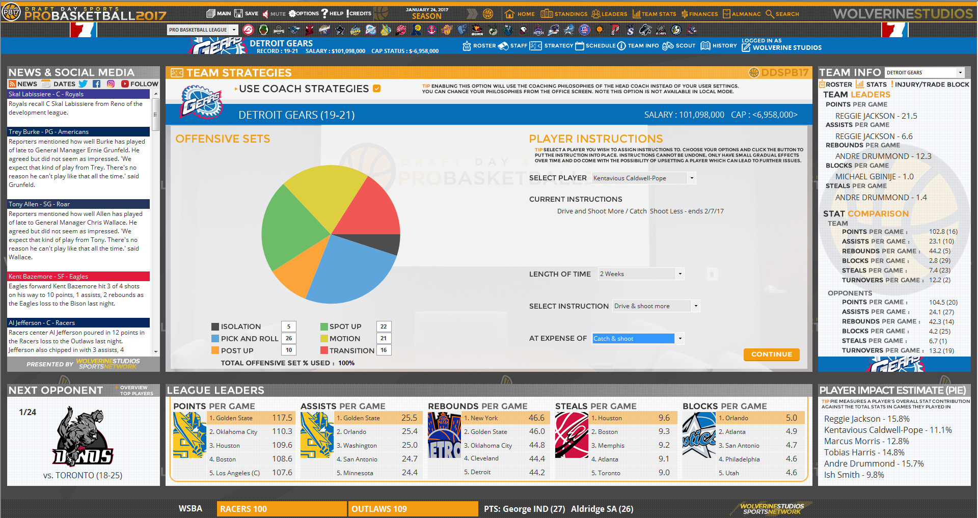 Draft Day Sports: Pro Basketball 2017 screenshot 10
