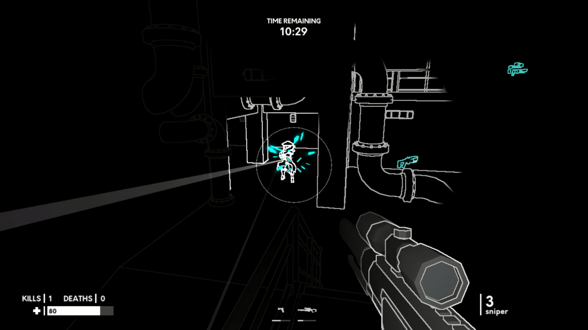 Muffled Warfare - Echolocation Shooter screenshot 4