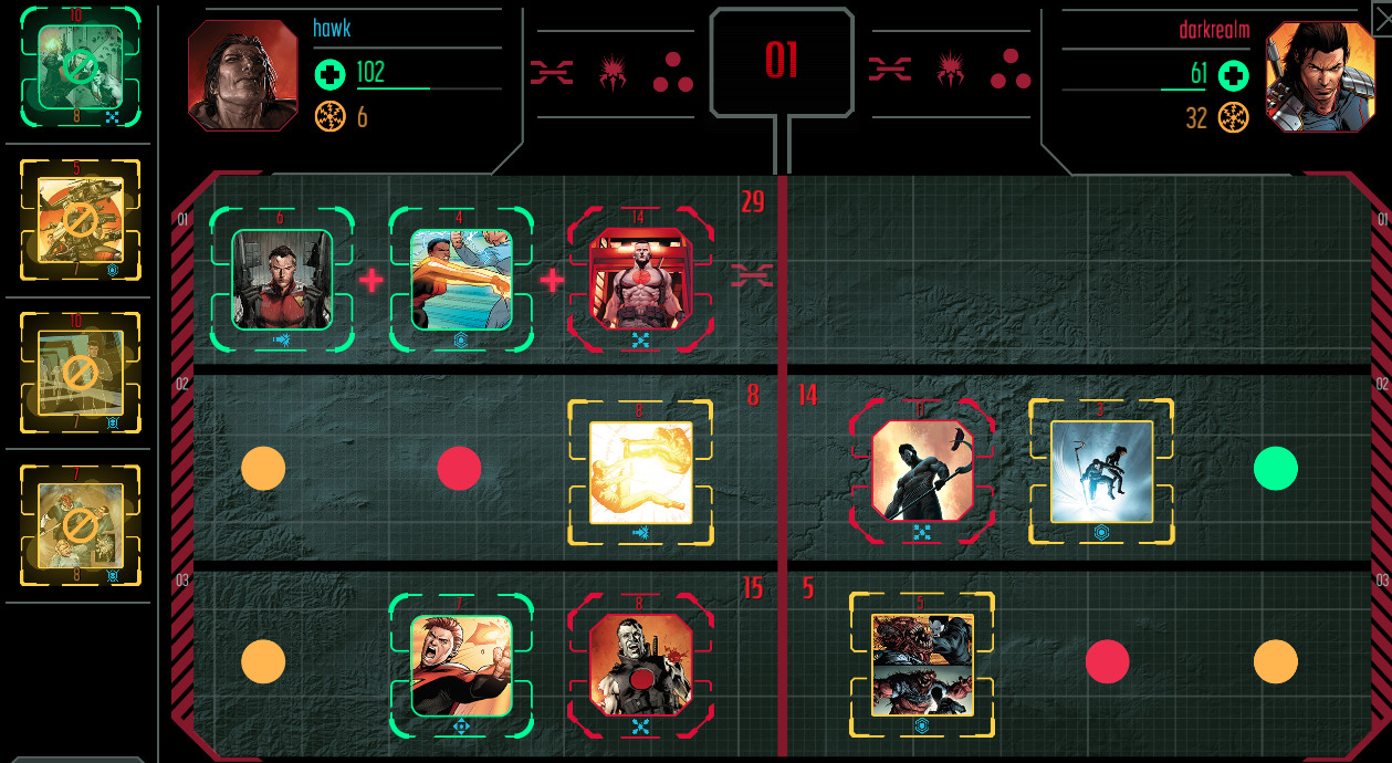 Battles of the Valiant Universe CCG screenshot 17