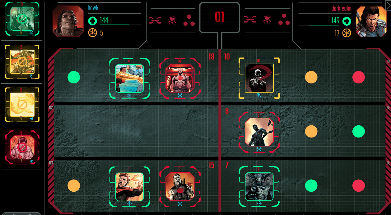 Battles of the Valiant Universe CCG screenshot 15