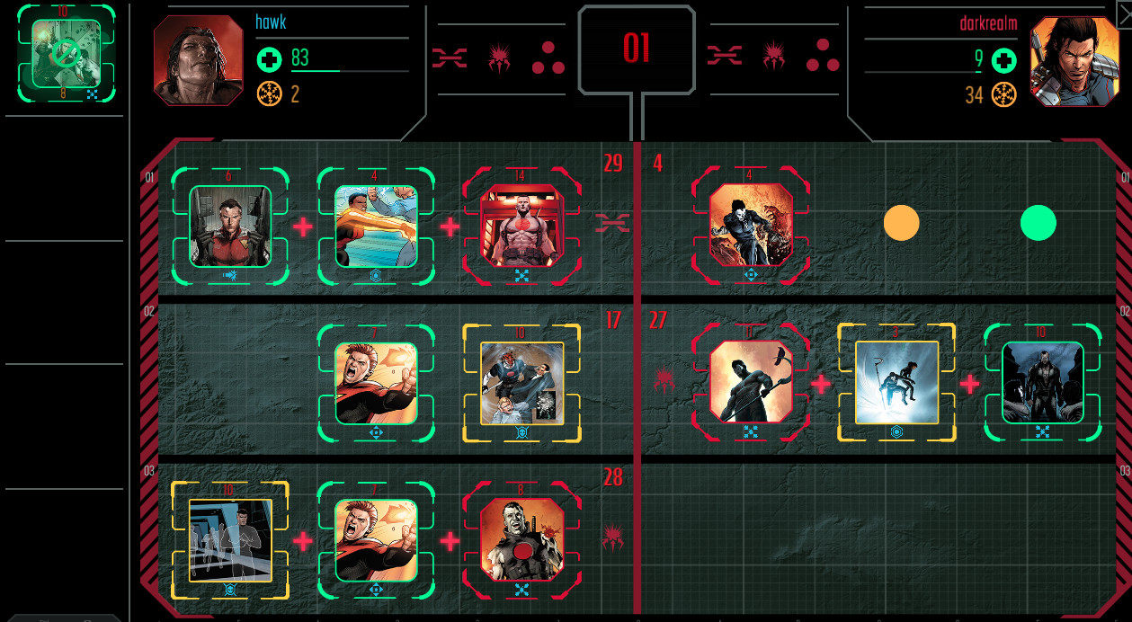 Battles of the Valiant Universe CCG screenshot 8